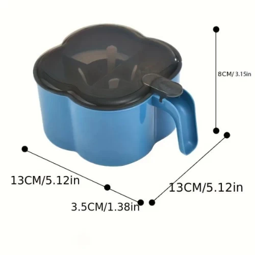 4 Grids Kitchen Spices Storage Box With Spoons Air Tight Cooking Seasoning Box S