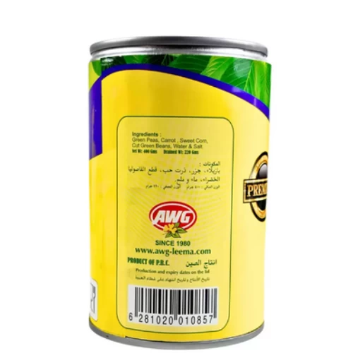 Leema Mix Vegetables Ready To Eat Canned Food- 400gms