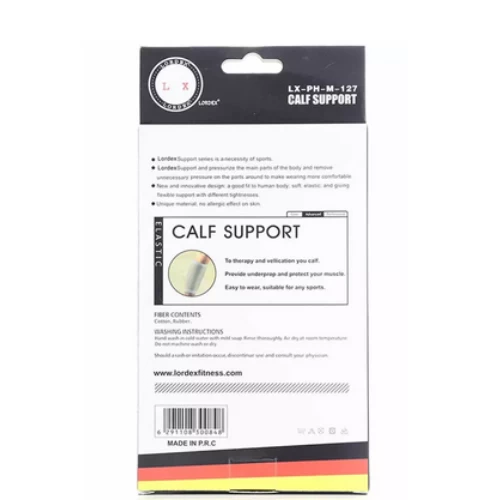 Lordex Calf Support, Sports Protective Calf Pad- Elastic Pad