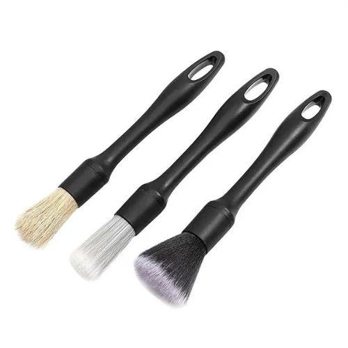 3Pcs Long Handle Car Interior Cleaning Brushes Car Wheels Detailing Brush Car De