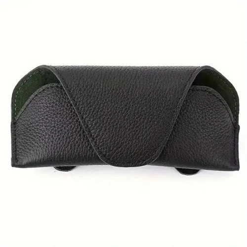 Universal Car Visor Sunglasses Holder Case Synthetic Leather Eyeglasses Holder S