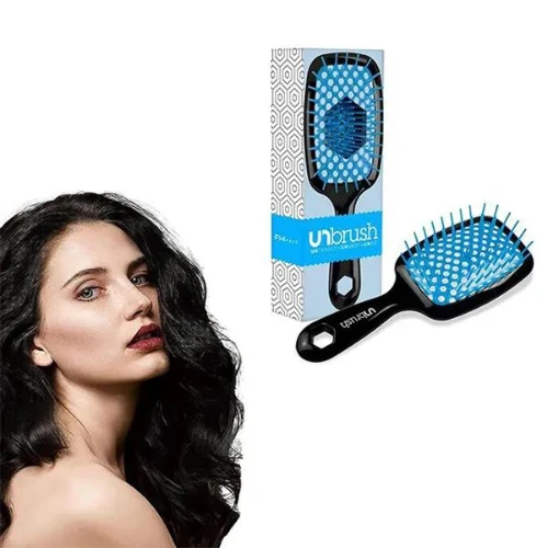 Premium Quality Soft Bristle Detangling Hair Brush Air Cushion Scalp Massage Cur