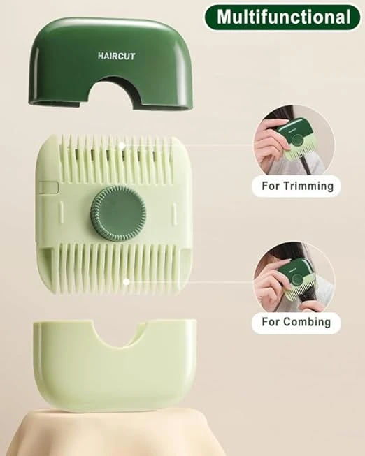 Multipurpose 2 in 1 Hair Cutting Comb Double Sided Hair Chopping Razor Comb Hair