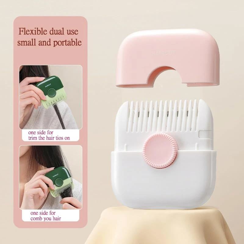 Multipurpose 2 in 1 Hair Cutting Comb Double Sided Hair Chopping Razor Comb Hair