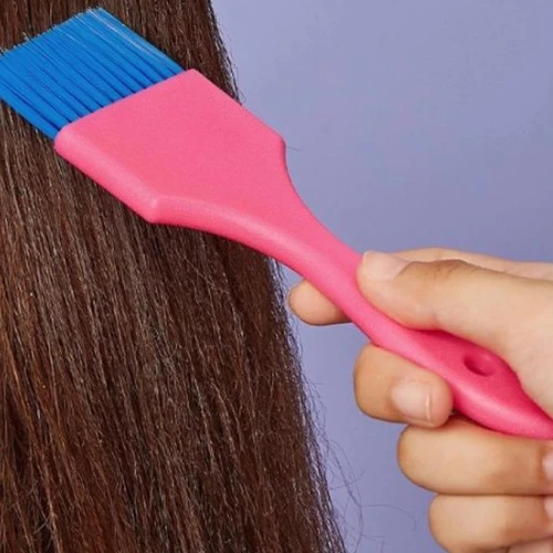 Handheld Hair Dye Brush - Stylish Blue (Women's Hair Care)