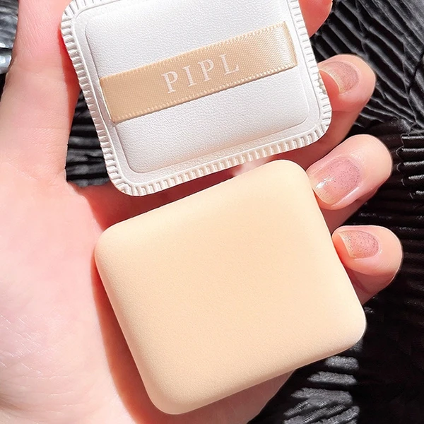 White Multi-Shaped Sponge Set - 3 Puffy Fiber Sponges for Flawless Makeup