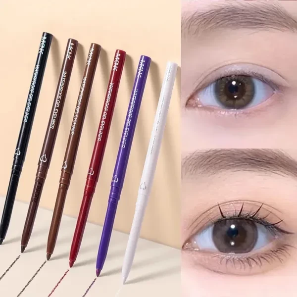 Water Resistant Easy Wearing High Pigmented Quick-Drying Matte Finish Gel Eyelin