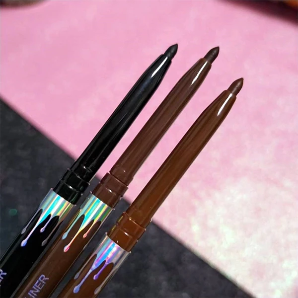 Water Resistant Eyelid Under Crease Pen Eyebrow Pencil Women Silky Inner Eyeline