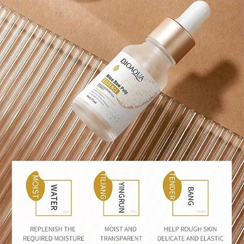 Skin Nourishing Rice Raw Pulp Essence Facial Serums Pores Moisturizing Face Impr