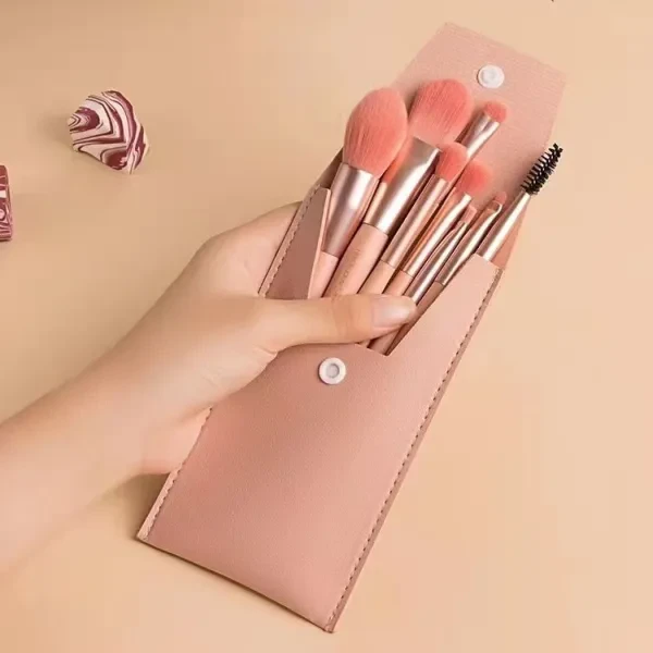 8Pcs Soft Bristles Makeup Brush Tools Foundation Powder Eyeshadow Cosmetics Brus