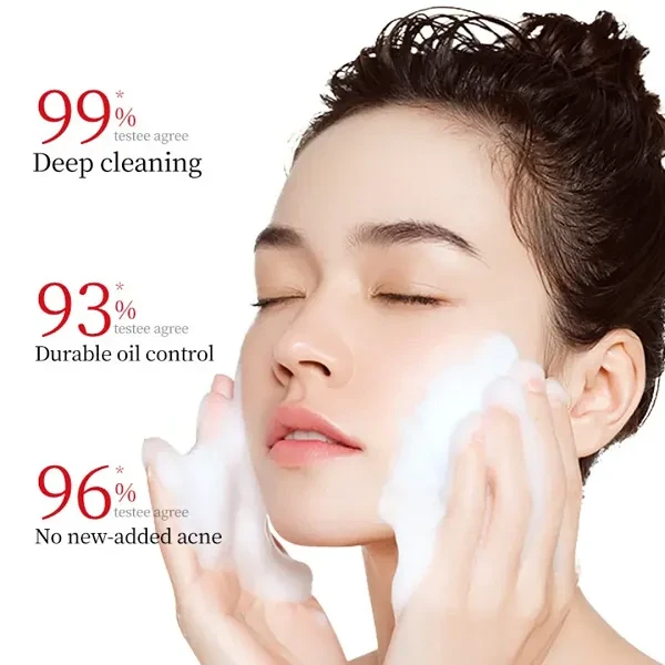 Aloe Vera Facial Cleanser, Gentle Face Wash Silicone Brush, Hydrate Hyaluronic O