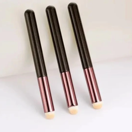 3pcs Soft Bristles Concealer Brush Round Head Non-Smudge Matte Lipstick Eyeshado