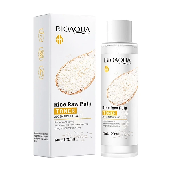 Skin Nourishing Rice Raw Pulp Toner Shrink Pores Facial Care Moisturizing Face B