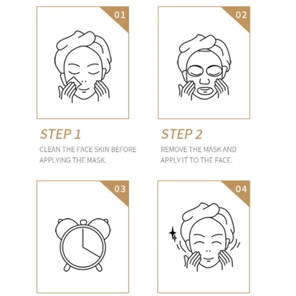 Glowing Skincare Anti-Pores Deeply Nourishing Centella Essence Facial Mask Sheet