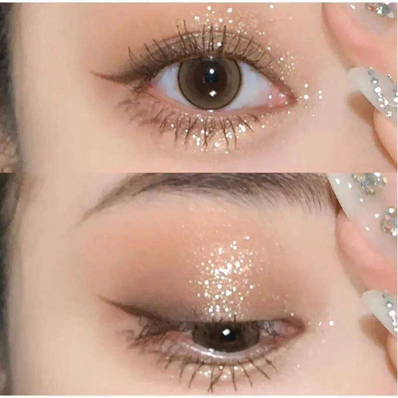 Spherical Design Non-Irritating Waterproof Highlighter Powder Women Matte Eyesha