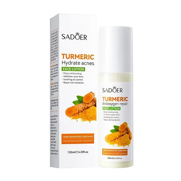 Turmeric Face Lotion Dark Spots Remover Brightening Skin Dirt Remover For Women