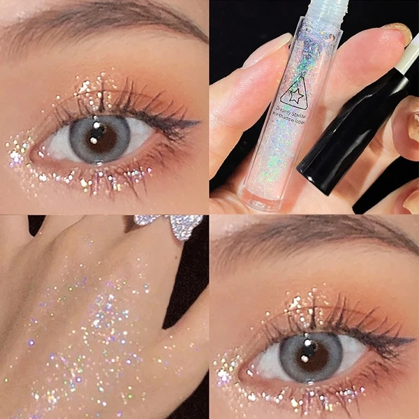 Shimmering Liquid Eyeshadow Women Eye Grooming Water Resistant Long Lasting Glit