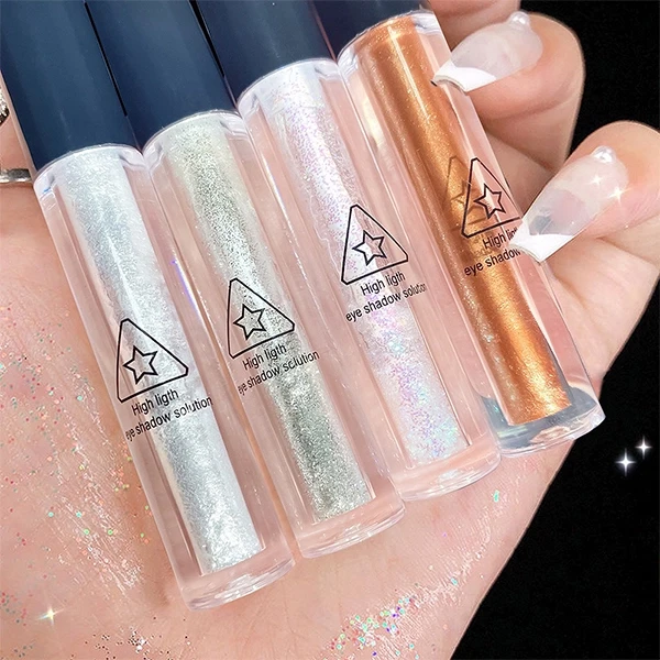 Shimmering Liquid Eyeshadow Women Eye Grooming Water Resistant Long Lasting Glit