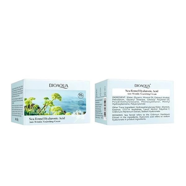 Sea Fennel Facial Care Glowing Skin Improvement Hyaluronic Acid Anti-Aging Nouri