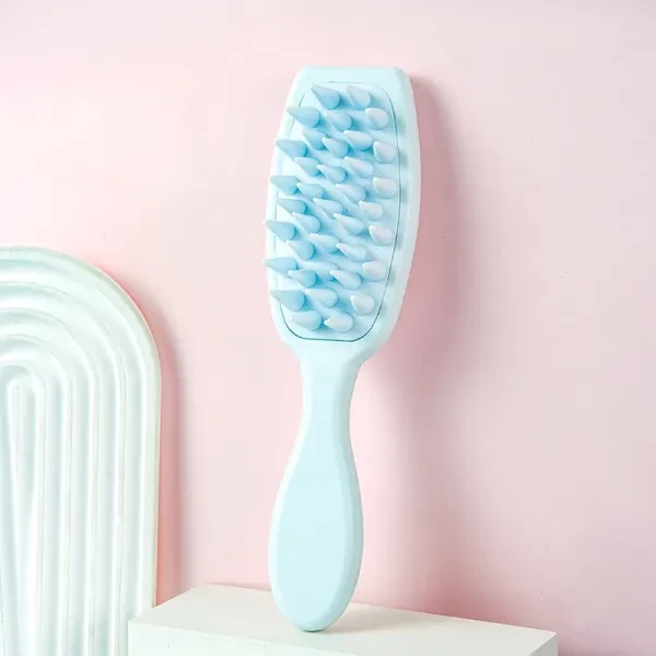 Anti Itch Silicone Scalp Head Massager Brush Head Massaging Shampoo Comb Detangl