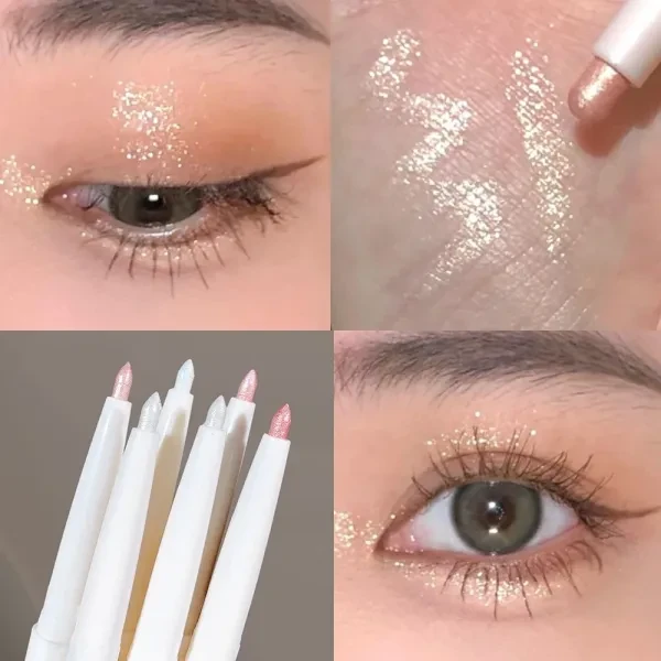 Water Resistant Non-Irritating Facial Makeup Women Glitter Highlighter Eyeshadow