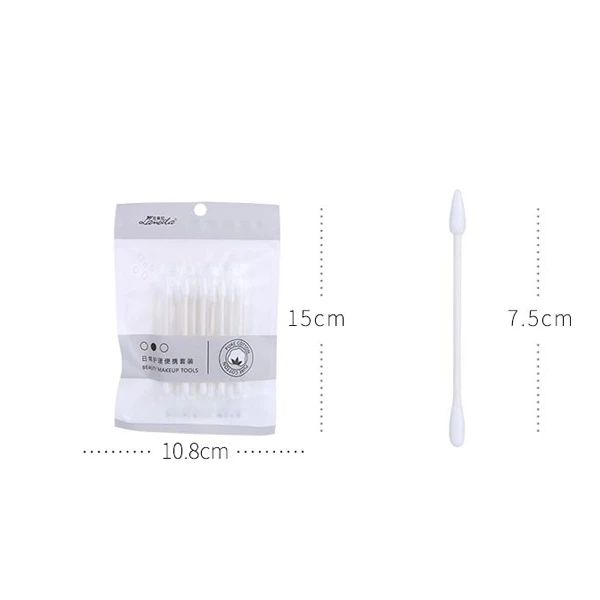 Plastic Lip Wands Lip Grooming Tool Set for Women in White Shades