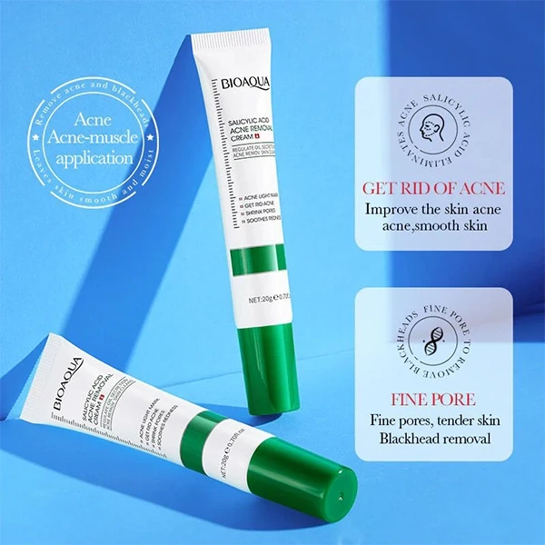 Salicylic Acid High Pigmented Skin Care Anti-Acne Removal Cream Facial Cleanser