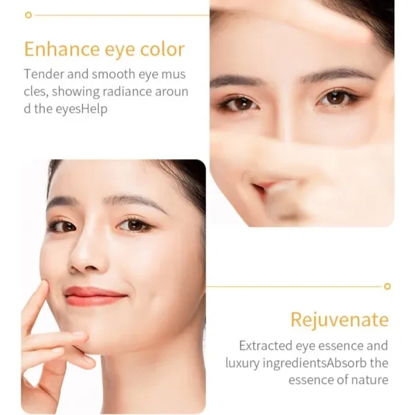 Gold Moisturizing Eye Cream Face Care Around The Eye Anti Dark Circles Tender Ey