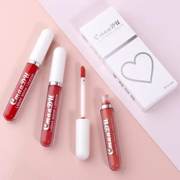 Velvet Matte Easy To Apply Long-Lasting Waterproof Lip Care Non-Stick Liquid Mat