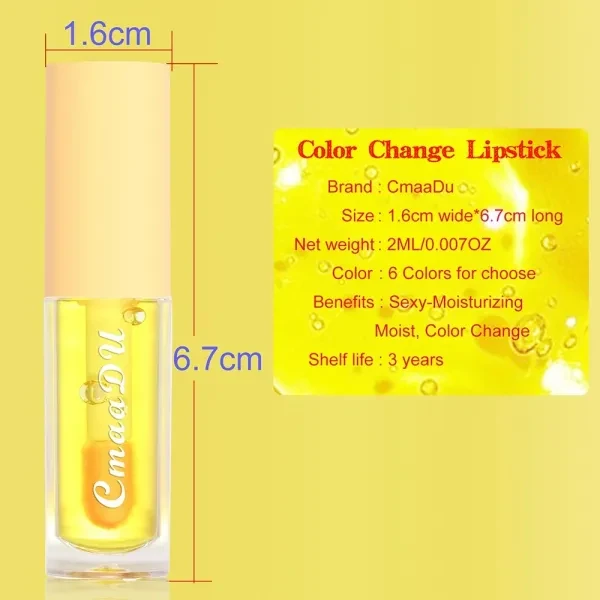 One Piece Portable Moisturizing Anti-Cracking Green Blueberries Lip Care Color C
