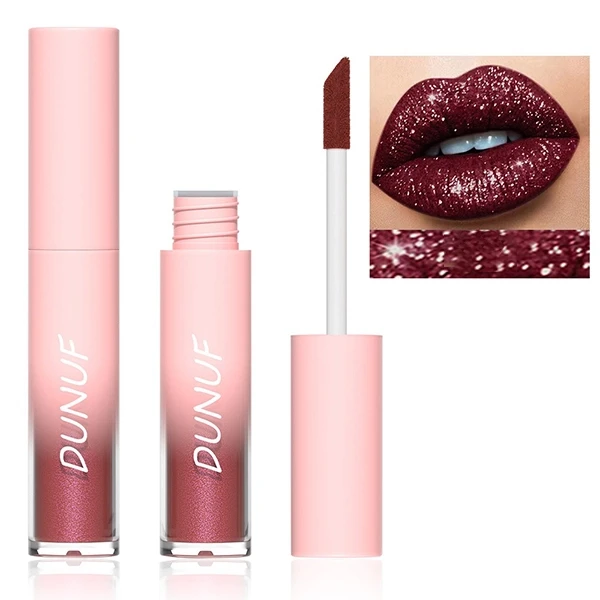 Waterproof Colorful Metallic Lip Care Long Lasting Shimmer Liquid Diamond Matte