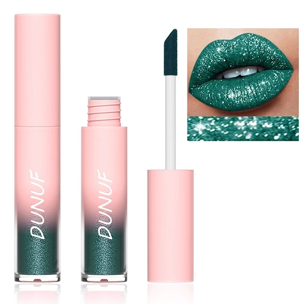 Waterproof Colorful Metallic Lip Care Long Lasting Shimmer Liquid Diamond Matte