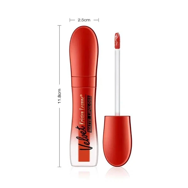 Glossy Waterproof Non Fading Matte Lip Gloss Ladies Lip Glaze Makeup Long Lastin