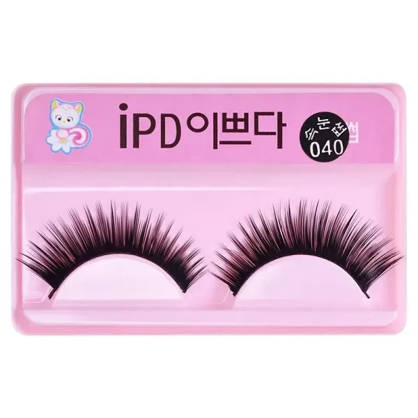 Lightweight Premium Silky Reusable Easy Patch Fake Artificial Eye Lashes Pair
