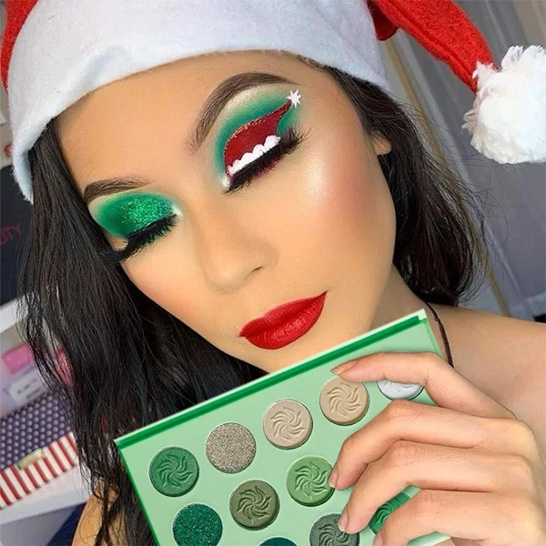 Waterproof Eye Makeup Palette - 15 Vibrant Shades to Contour & Brighten