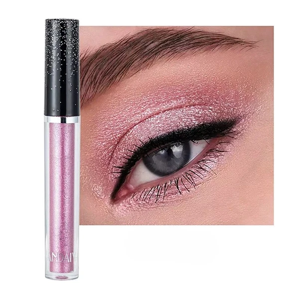 Portable Glitter Long-Lasting Sweat-Proof Glamorous Pearlescent Liquid Eye Shado