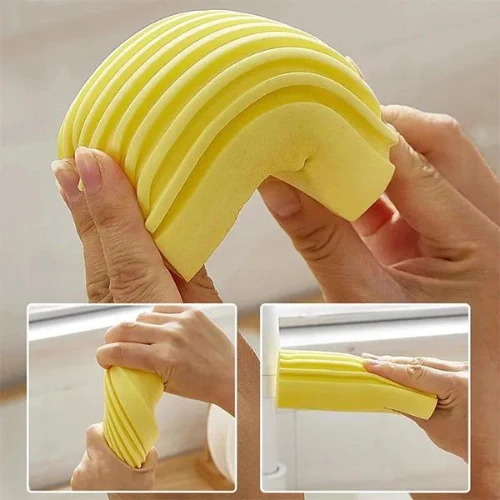 Damp Cleaning Duster Household Cleaning Sponge Dust Remover Cobwebs Mirrors Vent