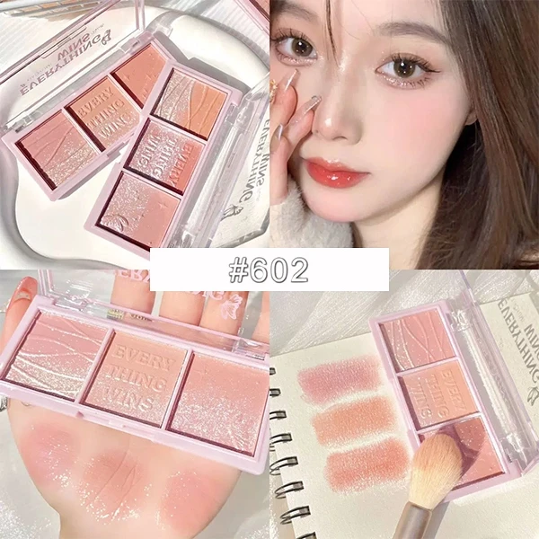 Portable Multi Tones Long Lasting Sweat Proof Women Makeup Face Grooming Natural