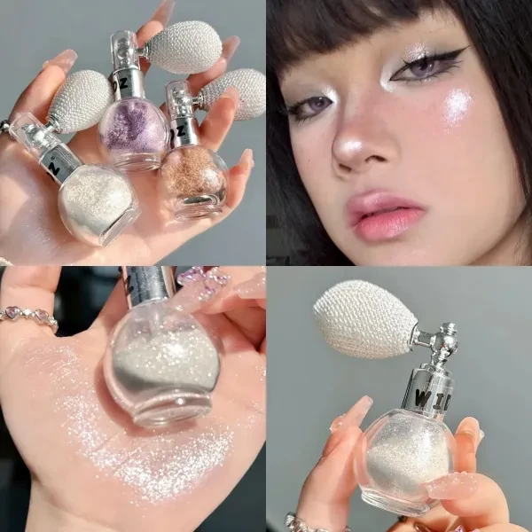 1PC Waterproof Professional Metallic Finish Bride Grooming Glitter Long Lasting