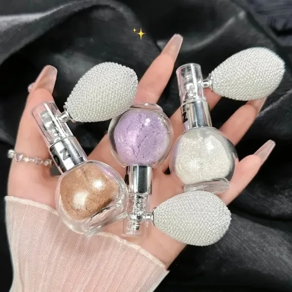 1PC Waterproof Professional Metallic Finish Bride Grooming Glitter Long Lasting