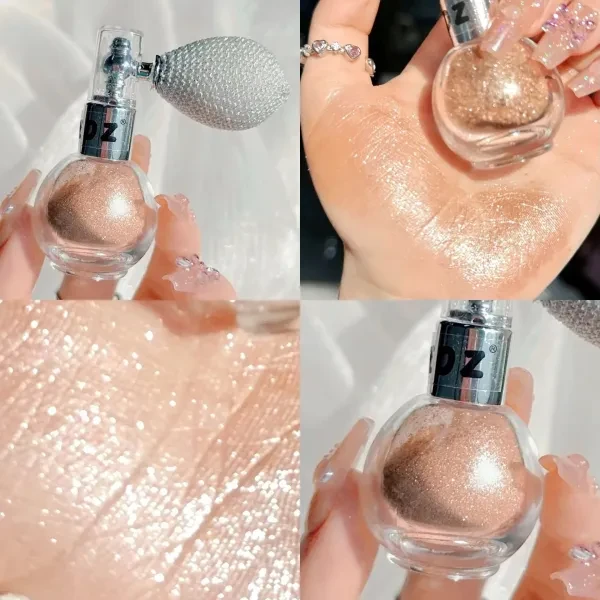 1PC Waterproof Professional Metallic Finish Bride Grooming Glitter Long Lasting