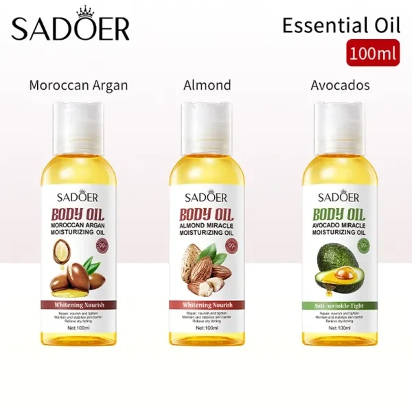 Natural Argan Oil Anti-aging Firming Facial Massage Oil Soothing Moisturizing Sk