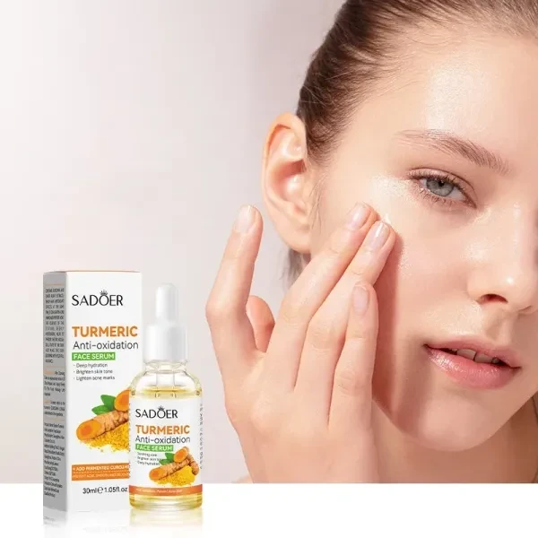 Turmeric Whitening Serum Face Moisturizing Essence Natural Antioxidant Serum For