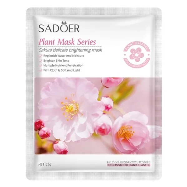 2 Pcs Vitamin C Skin Care Moisturizing Face Masks Fruit Collagen Whitening Sakur