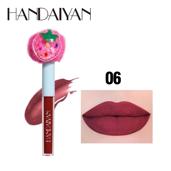 Luxury Fruit Design Long Lasting Non-Stick Waterproof Quick Dry Lip Care Lipstic