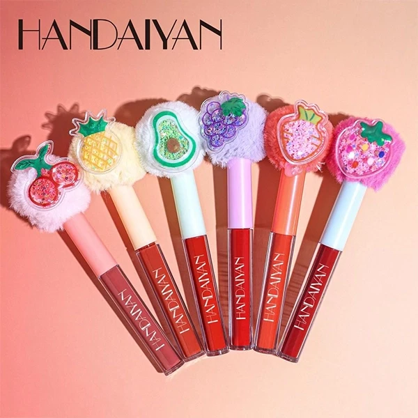Luxury Fruit Design Long Lasting Non-Stick Waterproof Quick Dry Lip Care Lipstic