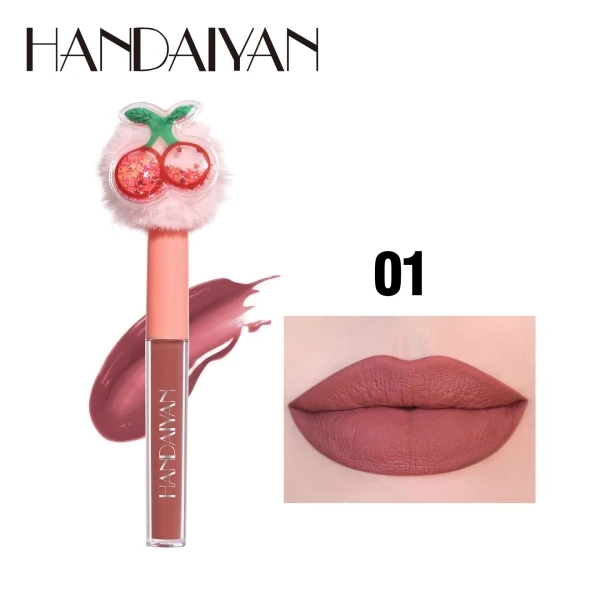 Luxury Fruit Design Long Lasting Non-Stick Waterproof Quick Dry Lip Care Lipstic