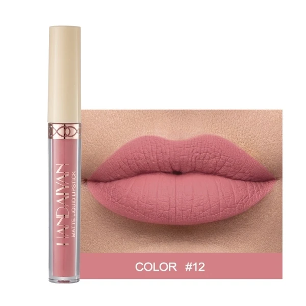 Waterproof Long Lasting Matte Lip Care Luxury Non-Smudge Women Lipstick-12
