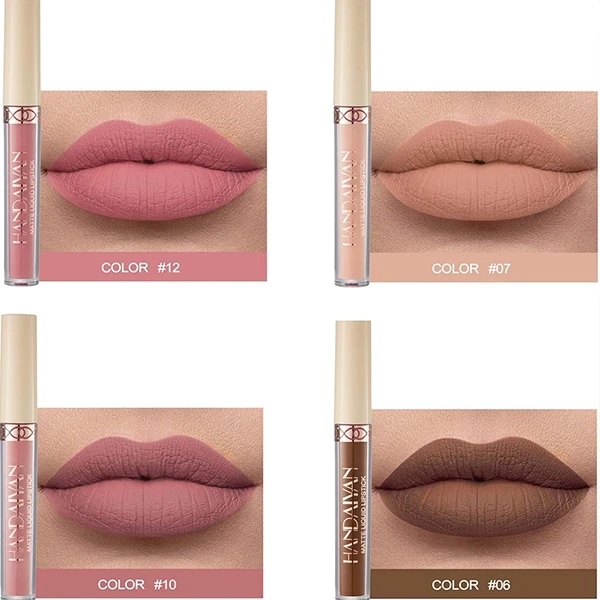 Waterproof Long Lasting Matte Lip Care Luxury Non-Smudge Women Lipstick-12