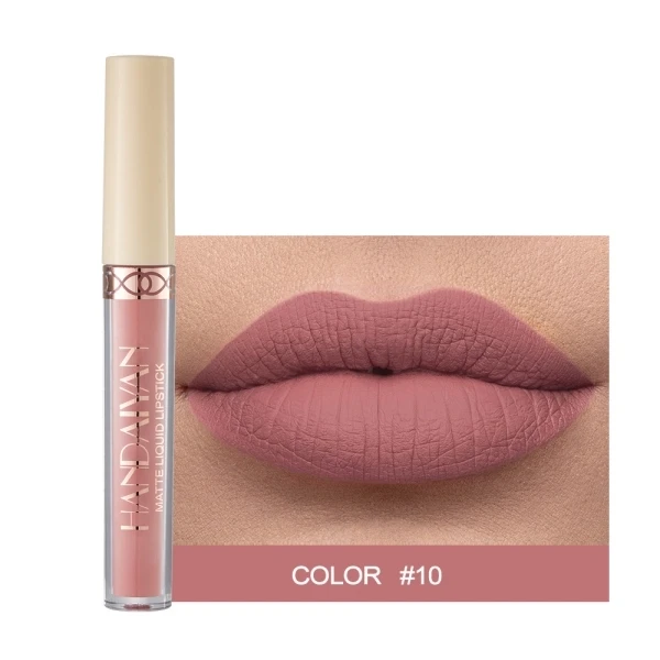 Waterproof Long Lasting Matte Lip Care Luxury Non-Smudge Women Lipstick - 10
